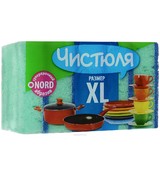 Губка для посуды ЧИСТЮЛЯ, XL