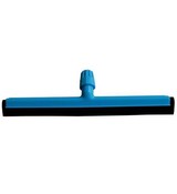 Сгон для пола 45см пластиковый, вспененная резина, цвет синий (LS18B) с ручкой
