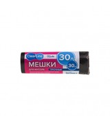 Пакет 30л Clear Line черные 30шт.рул (4089) 50рул.кор