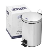 Урна BXG-TCR-12L металическая с педалью, 12л